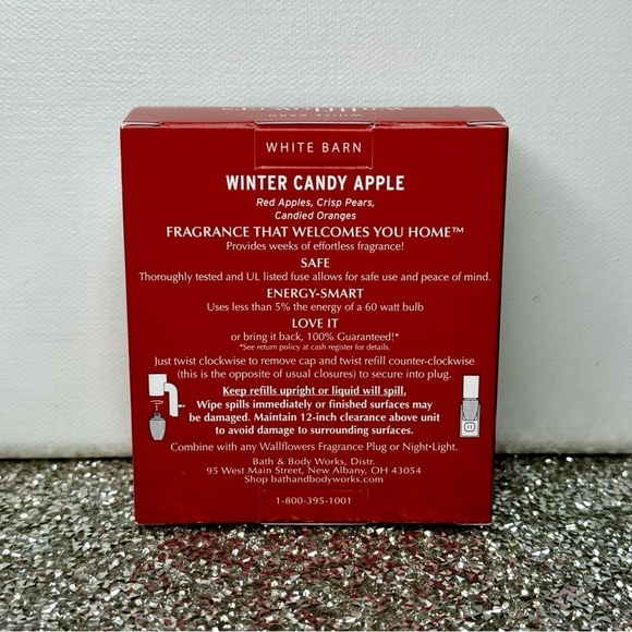 Bath & Body Works Wallflowers Refill Winter Candy Apple Holiday Refills 2 Pack - Picture 3 of 3